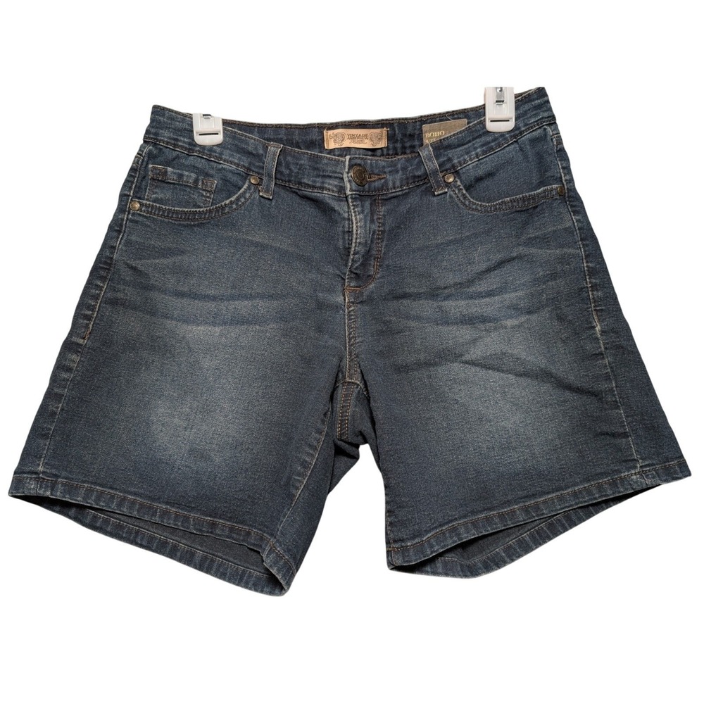 Women's Vintage America Denim Boho Dark Wash shorts Size 4/27